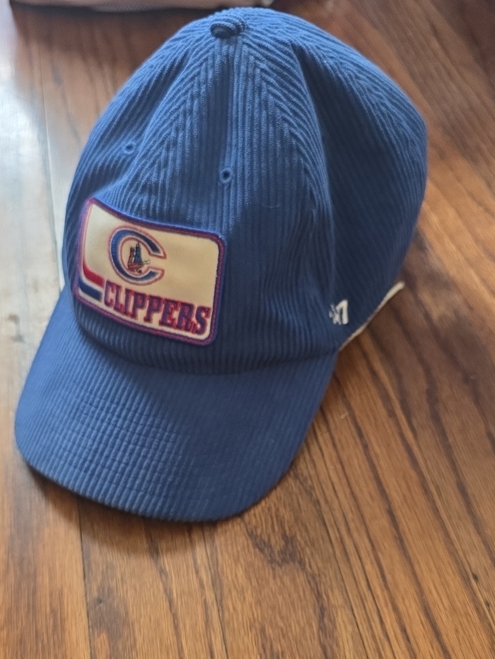 47 Los Angeles Clippers Blue Corduroy Cap